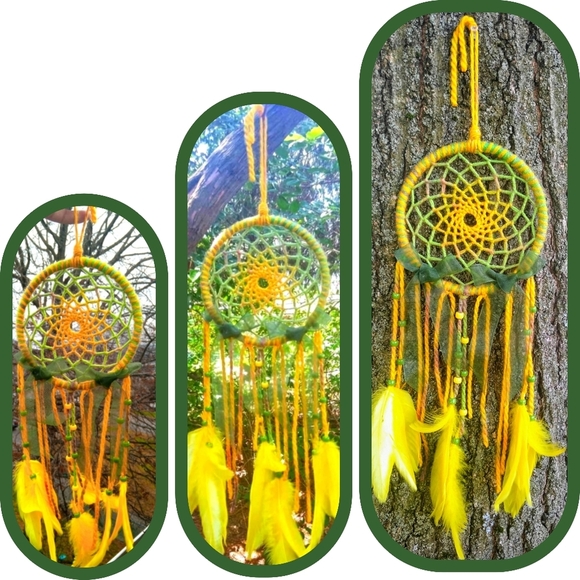 Hand Crafted Other - Cida's 💛 handmade dreamcatcher 💚
